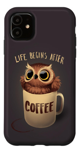 iPhone 11 Cute Noche Caja De Café B08gljtjl6_300324