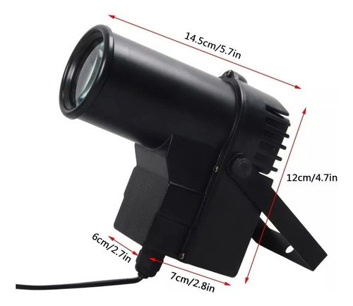 Foco Bola Espejo Disco Rgbw Con Dmx/ Lightsolution