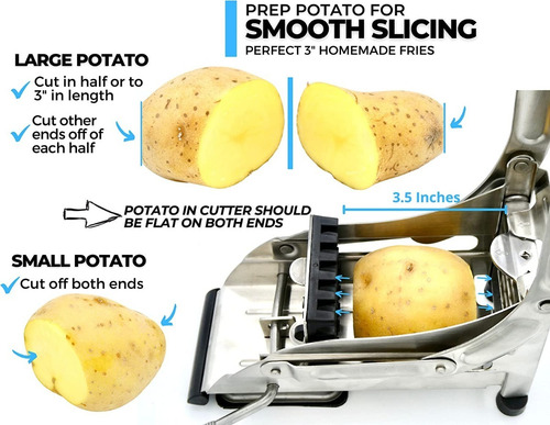 Rebanadora De Papas Manual Para Patatas Fritas A La Francesa