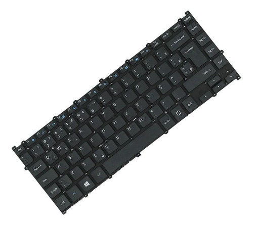 Teclado Para Notebook Samsung Np910s5j Br Ç Compatível