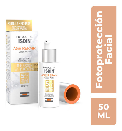 Isdin Solar Spf50 Age Repair Fusion Water 50ml