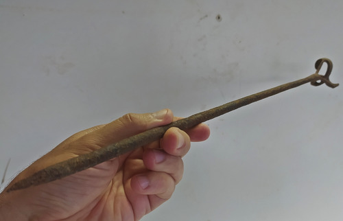 Antigo Ferro De Marca Gado -centenário / Leta L 5cmx5cm - 22 (Usado)
