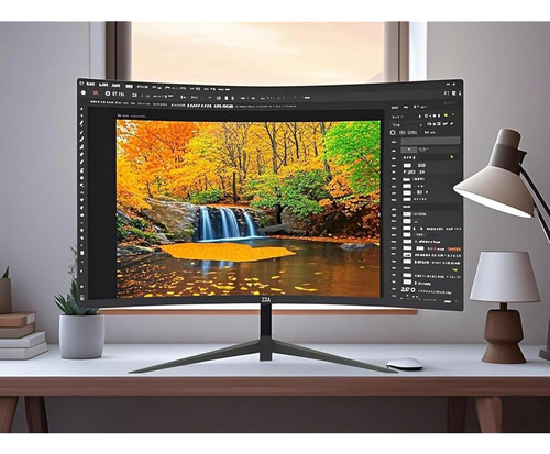 Monitor Curvo Zza 27 2k 2560x1440 75hz Hdmi Dp