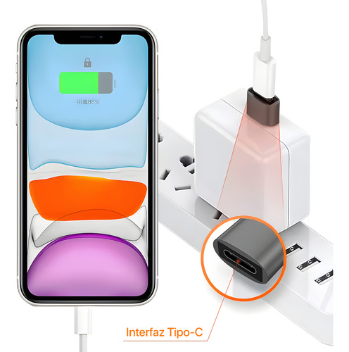 Adaptador Tipo C A Usb A Macho Para Datos Y Carga