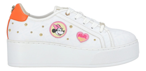 Tenis Para Mujer Minnie W Capsule Blanco Multi Cwmadani