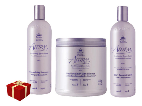 Affirm Shampoo Normalizing E 5in1 475ml + Positive Link 650g