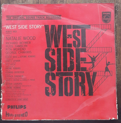 Lp (vg+) Leonard Bernstein  West Side Story Ost Ed Eu 1961