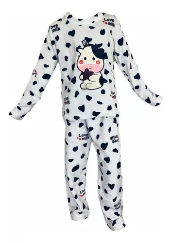 Pijama Polar Invierno Corderito Para Niños (de 6 A 12 Años)