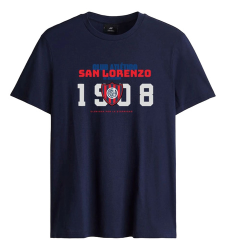 Remera San Lorenzo Casla Identidad Historia Estampada Regalo