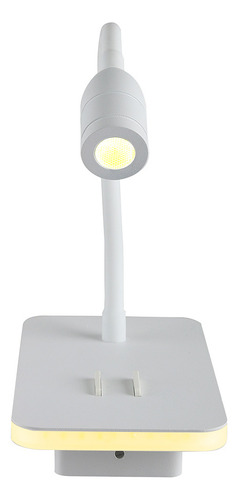 Luz Lectura Led Pared 7w Dirigible Marco De Luz Cálida 2.8w