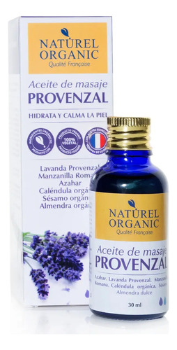 Naturel Organic Aceite De Masaje Provenzal 30ml