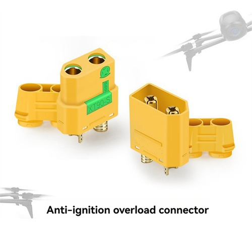 10 Pares De Conectores Xt90s Xt90, Conector Antichispa Macho