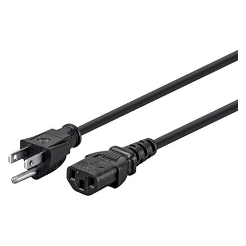 Cable De Alimentación De 25 Pies, 18 Awg, Enchufe De C...