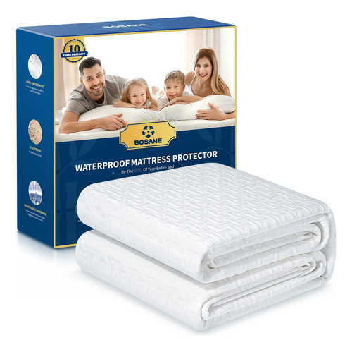 Protector De Colchón King Impermeable Y Transpirable 3d