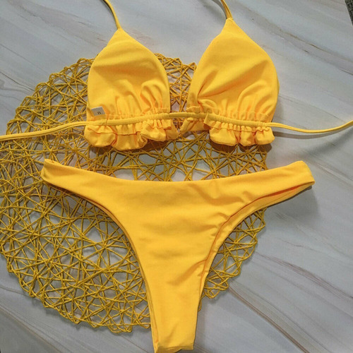  Bikini 2 Piezas Amarillo Colaless Tr33 | Por Encargue