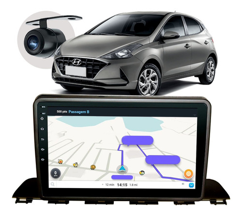 Multimídia Hyundai Novo Hb20 Sense Sistema Android 10