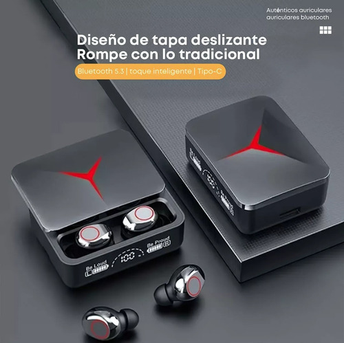 Audífonos In-ear Inalámbricos M90 Pro Con Luz Led Rgb