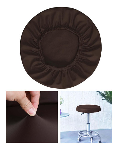 Taburete Redondo Funda Para Silla Con Bandas Elásticas