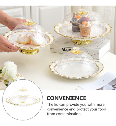 * Expositor De Postres Alto, Molde For Tartas De Cristal