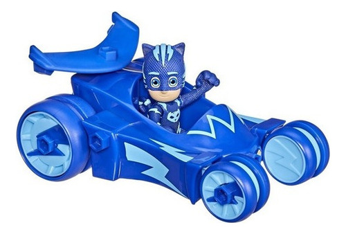 Carrito para gato Hasbro Pj Masks y muñeco, máscaras de pijama de 22 cm