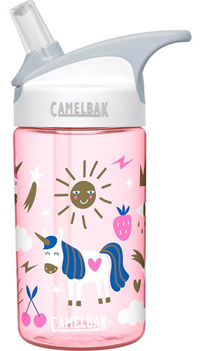 Botella De Agua Camelbak Eddy Kids Con Popote Anti Derrames