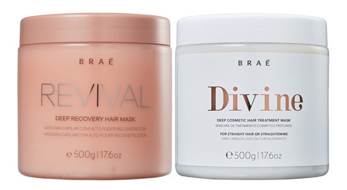 Braé Cronograma Capilar Kit Máscara Revival + Máscara Divine