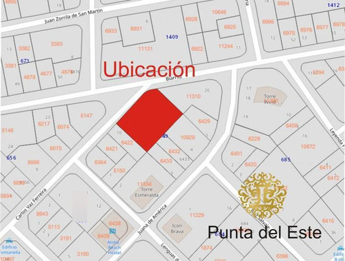 Imagen 2 de 3 de Se Vende Terreno Punta Del Este P/inversores - 2870 M2