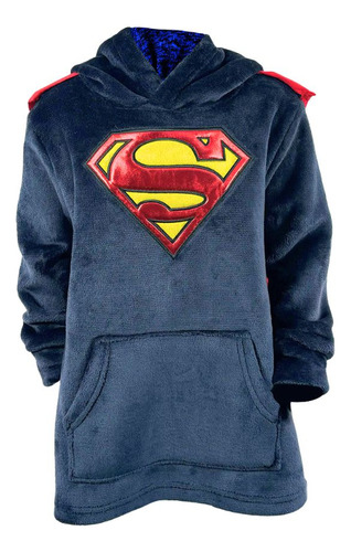 Sudadera Infantil Unisex- Superman Con Capa- American Level