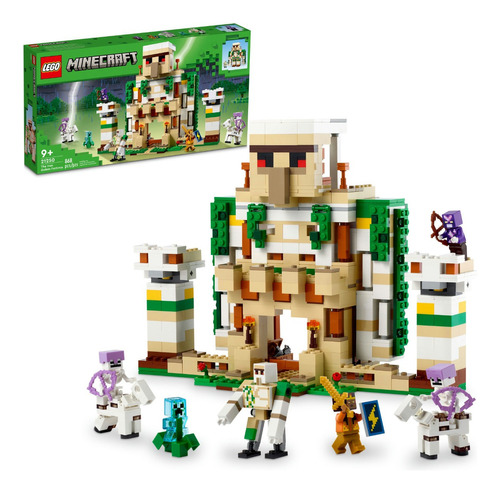 Kit Lego Minecraft La Fortaleza Del Gólem De Hierro 21250 3+ Cantidad de piezas 868