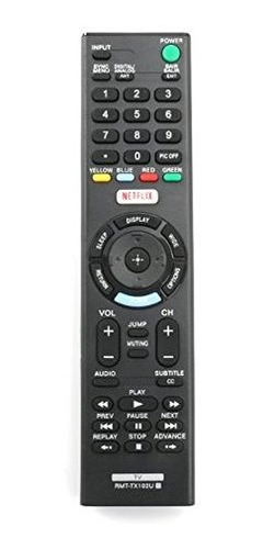 Control Remoto - New Rmt-tx102u Replaced Remote Fit For Sony