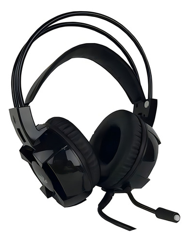 Fone De Ouvido Headset Jogos Gamer 7.1 P2 Led P/ Pc Notbooks Cor Preto