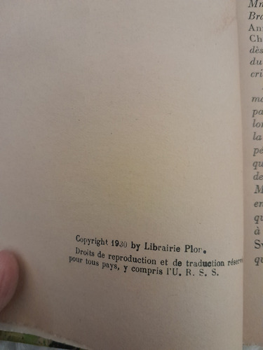 M.proust Lettrés A Robert De Montesquiou,1893-1921,paris1930 (Usado)