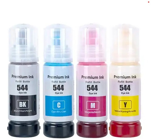 Tintas Botella Para Epson L3210 T544 70ml Profesional