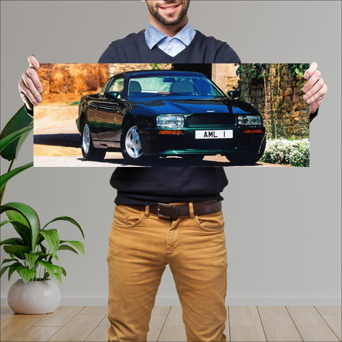 Cuadro 30x80cm Auto 1989 Aston Martin Virage Uk 182