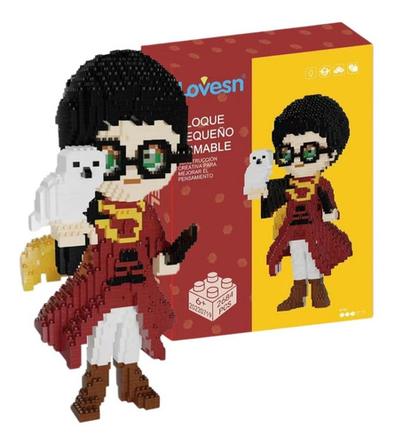 Harry Potter & Hedwig Figura Bloques Armables 3d Mini Blocks