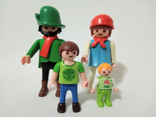 Constelaciones Familiares Playmobil Abuelo Mamá Hijo Y Bebe