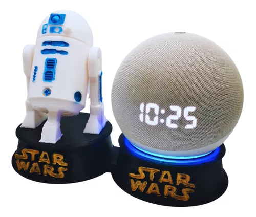 Soporte Base Para Alexa Echo Dot 4 Y 5 Gen R2d2 Star Wars