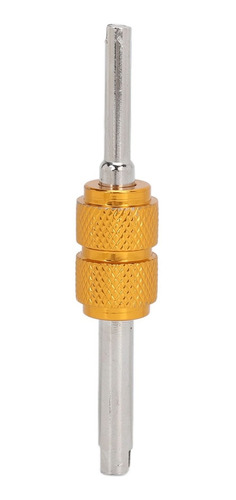 Adaptador En T De Latón Con Núcleo De Válvulas De 1/4 Pulgad