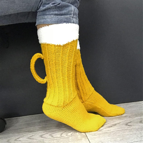 Calcetines De Taza De Cerveza Calcetines Divertidos De