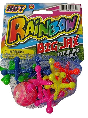 Hot Rainbow Big Jax Retro 1 Bola Grande Hibounce 10 Grandes 