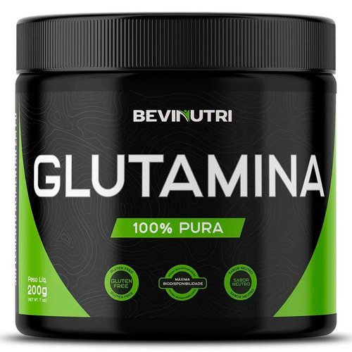 Suplemento Em Pó Glutamina 100% Pura Glutamine 200g