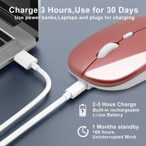 Ratón Inalámbrico Bluetooth Para iPad/macbook Pro/air/laptop