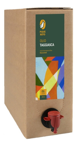 Aceite De Oliva Virgen Extra Taggiasca, Pique Roto 3l.