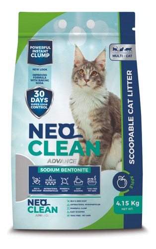 Arena Para Gato Neoclean Manzana  4.15 Kg