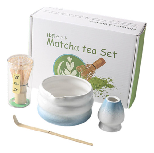 Matcha Watch And Bowl Idea De Regalo Única Gradiente Azul