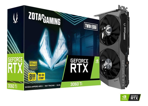Tarjeta de video Nvidia Zotac Gaming GeForce RTX 30 Series RTX 3060 Ti ZT-A30610E-10MLHR 8GB