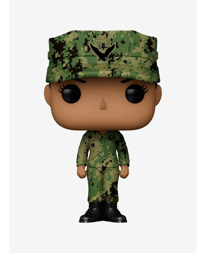 Funko Pop, Marino Eeuu Female Morena (uniforme De Trabajo)