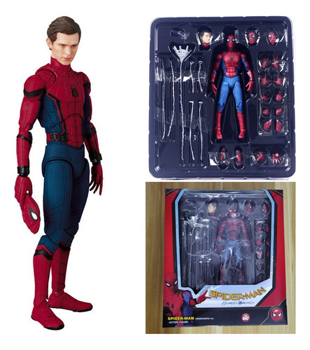 Spider-man Maf 047 Homecoming Acción Figura Modelo Juguete A