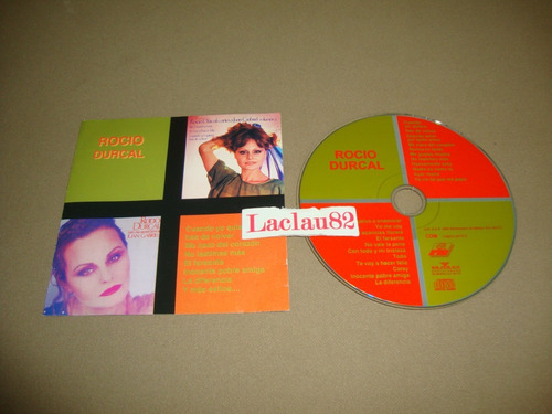 Rocio Durcal 2 En 1 Bmg 94 Cd Cantan Once Exitos Juan Gabrie (Usado)