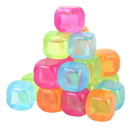 Cubitos De Hielo Silicona Reutilizables Varios Colores